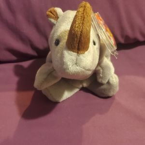 Ty Beanie Babies Spike the Rino